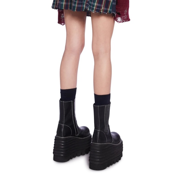 Dollskill Current Mood Toughen Up Platform Boots - Picture 7 of 7
